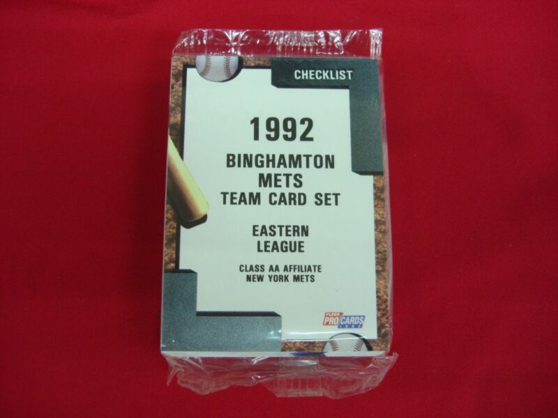 1992 Fleer ProCards Binghamton Mets Team Set (Sealed)