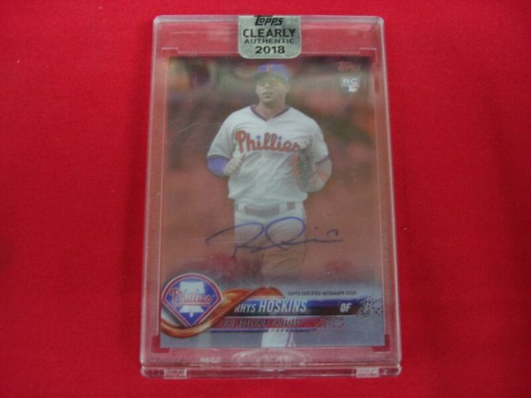 Rhys Hoskins Autographed Rookie Card