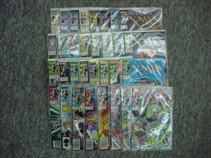 Classic X-Men comic book run #2 - #33 in great condition