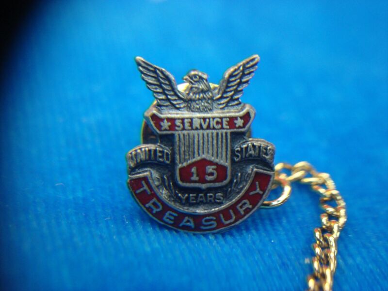 Vintage US Treasury Department Sterling Silver Tie Tack