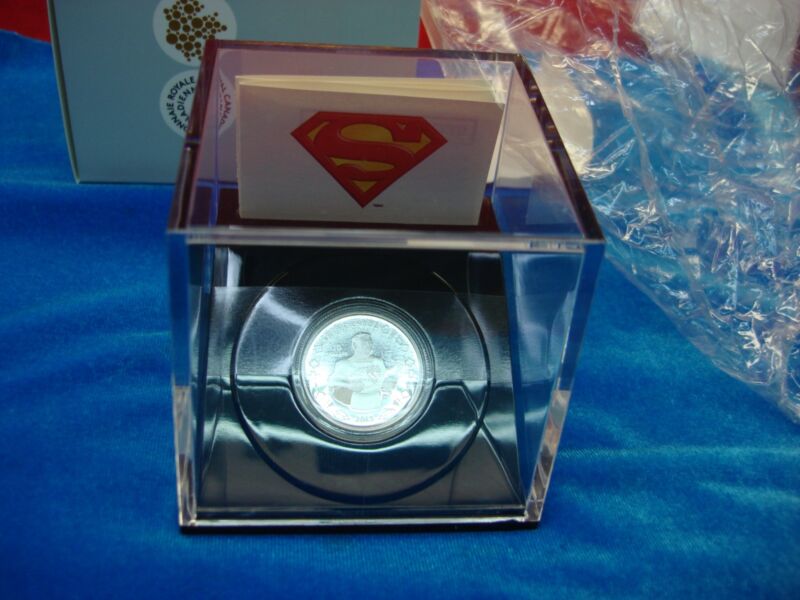 2013 Canada $10 Superman Silver Coin in Original Packaging