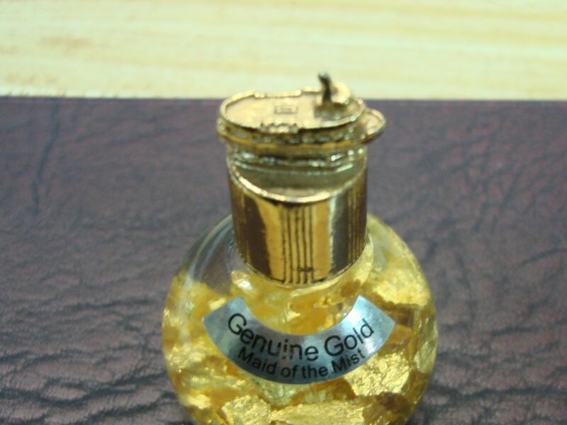 Vintage Maid of the Mist Collectible - 24K Gold Flake