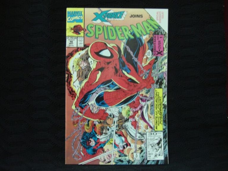 X-Force Joins Spider-Man #16 (Nov 1991) comic book cover, CGC graded