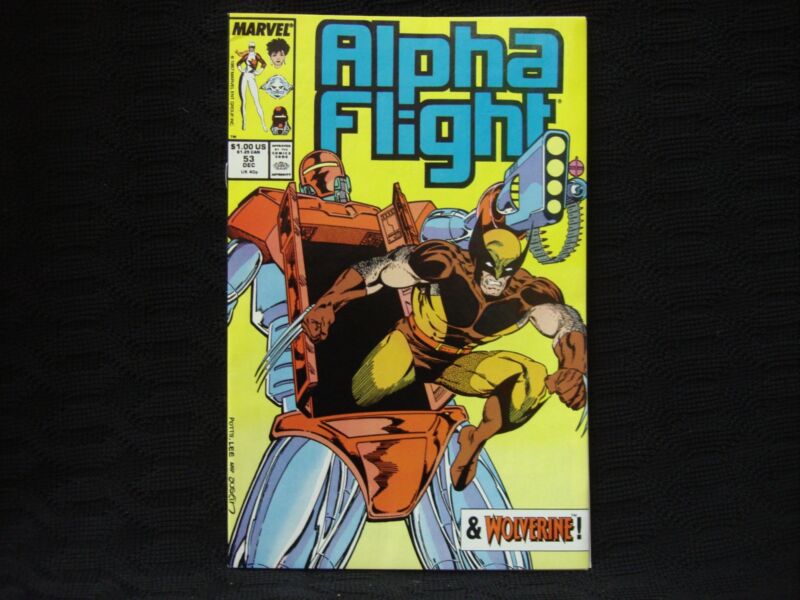 Alpha Flight & Wolverine #53 comic book, bagged and boarded
