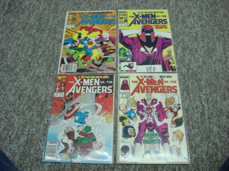 CGC Graded X-Men vs. Avengers #1-4 Complete Run Comic Book (1987)