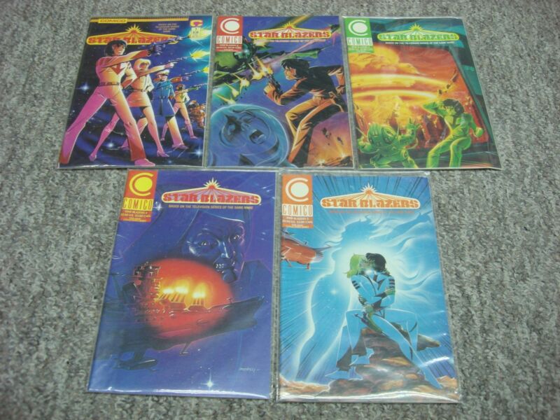 Star Blazers Comics #1-5 Vol 2 (1989) Complete Collector's Series - Bagged & Ready