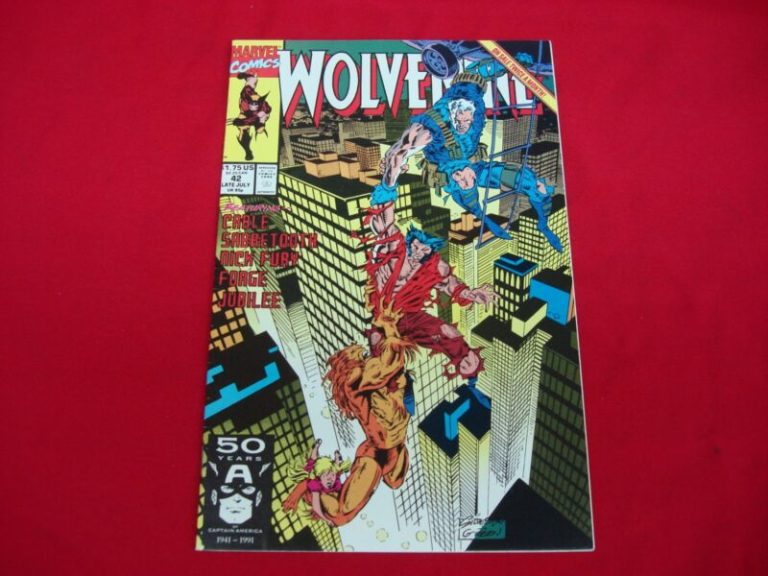 Wolverine #42 comic book from July 1991, graded by CGC