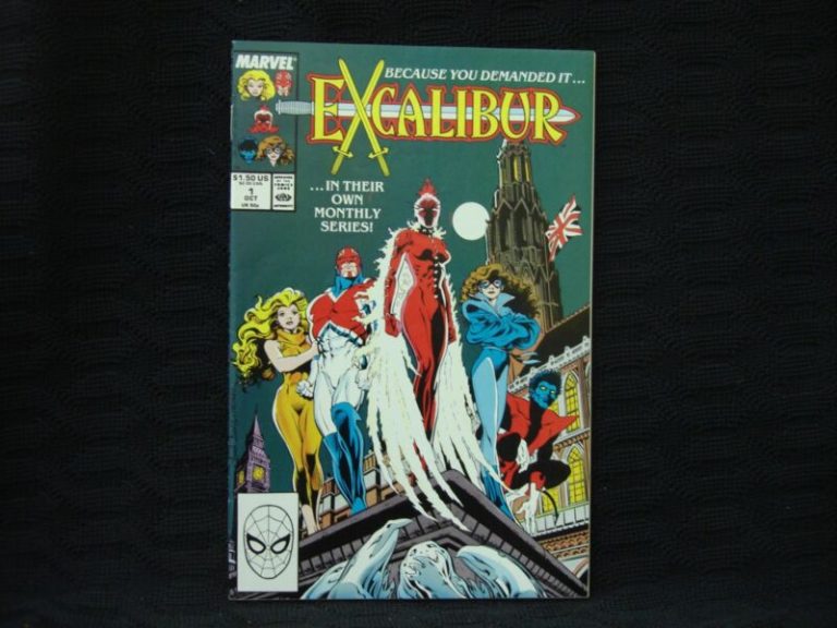 Excalibur #1 (1988) comic book, graded and bagged