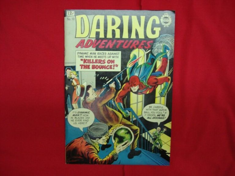 Ultra Rare 1963 Daring Adventures #10 ‘Killers on the Bounce!’ Super Comics