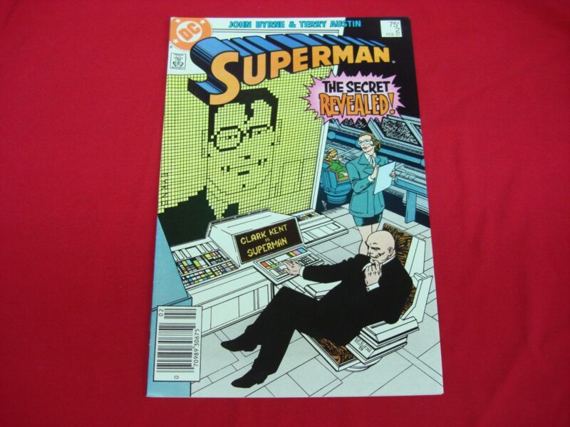 Superman #2 (Feb 1987) - The Secret Revealed! Vintage DC Comics comic book