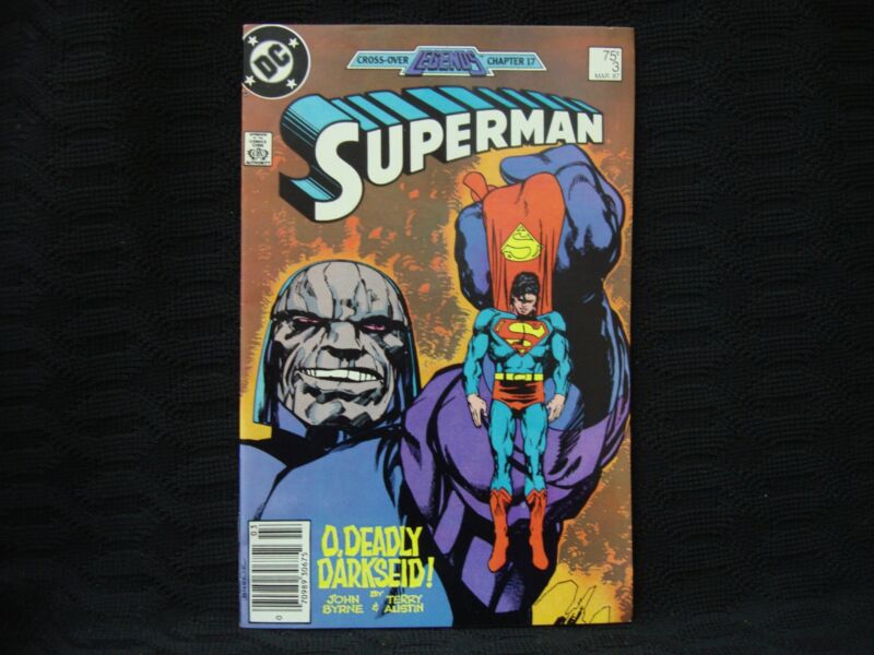 Superman #3 comic book cover, March 1987