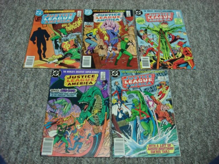Justice League of America comic book set #224-228 (March - July 1984) CGC Graded
