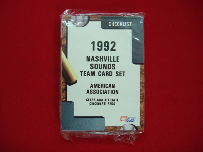 1992 Fleer ProCards Nashville Sounds Team Set featuring Trevor Hoffman