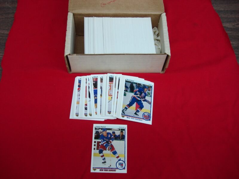 Complete set of 1990-91 Upper Deck Hockey cards graded and priced individually