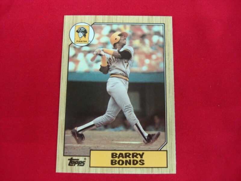 Barry Bonds Rookie Card 1987 Topps Tiffany Glossy #320 RC Pittsburgh Pirates - Professionally Graded