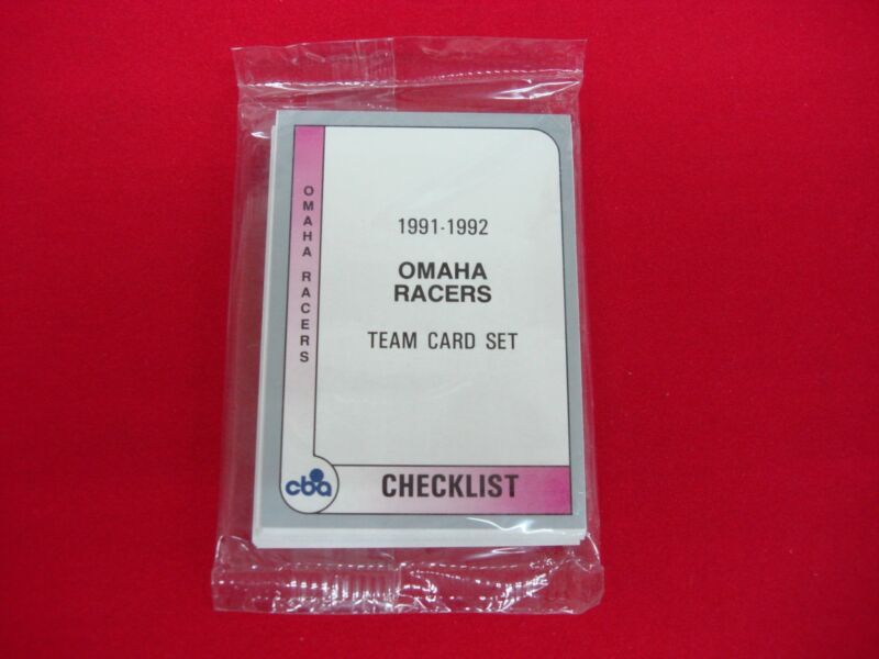 Factory Sealed 1991-92 Omaha Racers CBA Basketball Cards