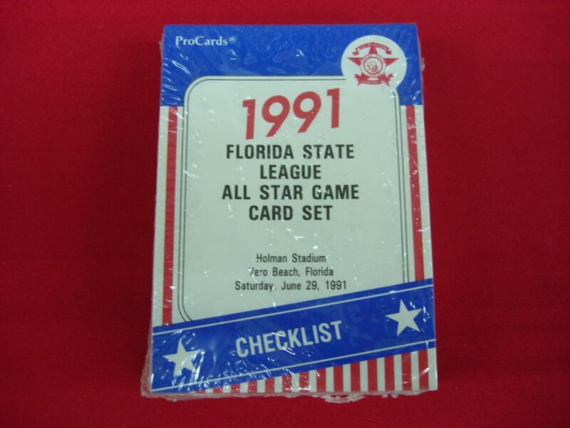 1991 Florida State League All-Star Game Card Set ProCards (Rusty Greer & More)
