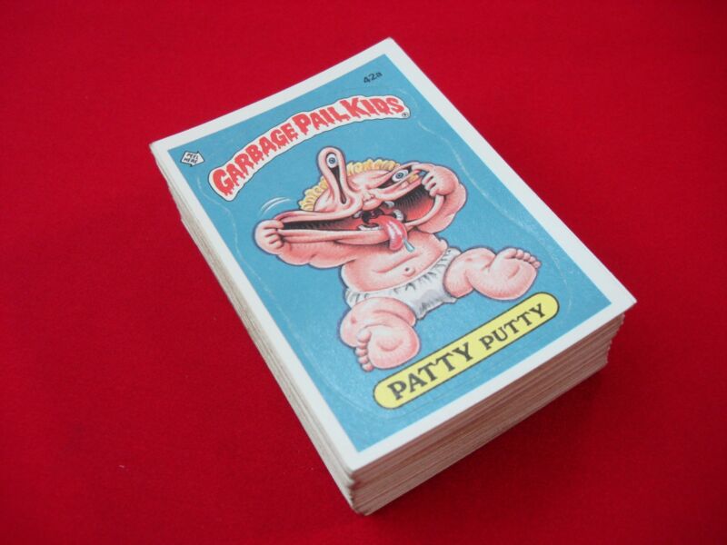Complete set of 1985 Topps Garbage Pail Kids Series 2 (OS2) trading cards