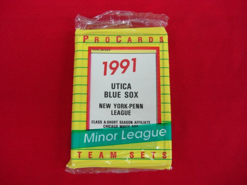 1991 Utica Blue Sox ProCards Minor League Baseball Team Set