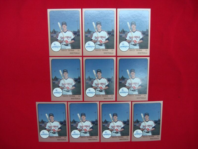 Travis Fryman 1988 ProCards Fayetteville Generals MiLB Card Lot