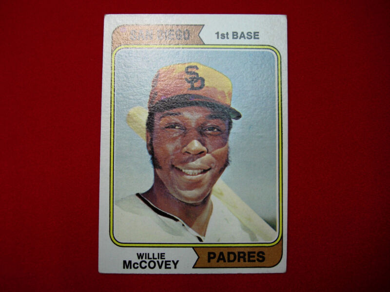 1974 Topps Willie McCovey San Diego Baseball Card #250