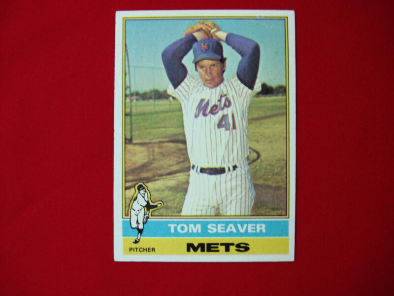 Vintage 1976 Topps Tom Seaver New York Mets Baseball Card #600