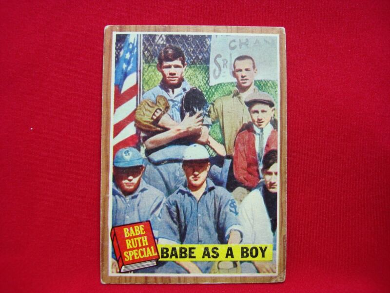 1962 Topps Babe Ruth Special #135 'Babe as a Boy' Baseball Card