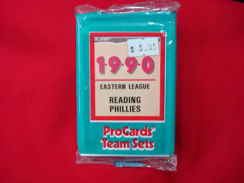 Vintage 1990 Reading Phillies ProCards MLB Team Set