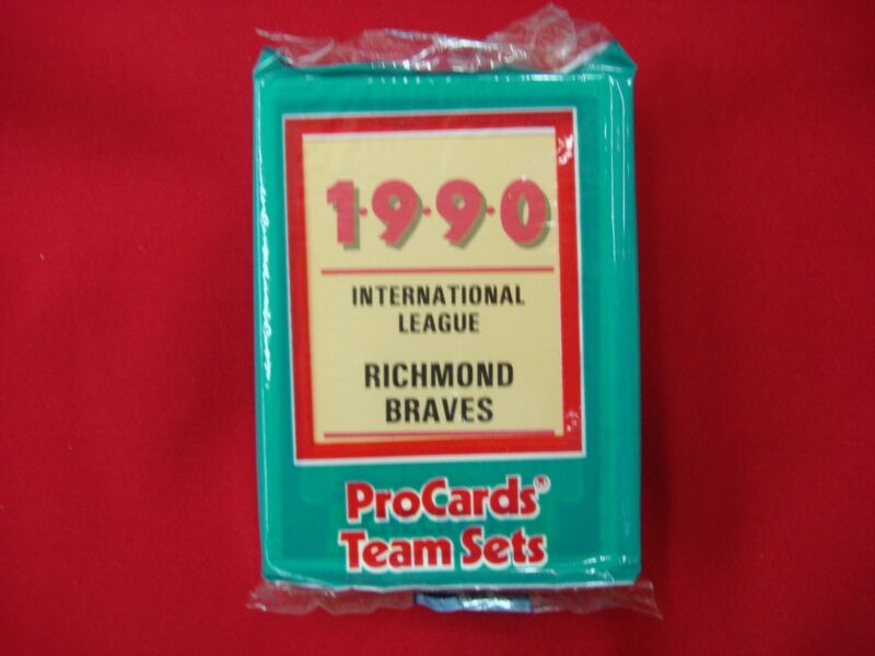 1990 Richmond Braves ProCards MiLB Team Set - Steve Avery & David Justice