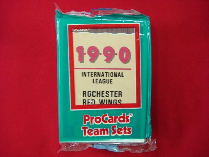 1990 ProCards Rochester Red Wings Team Set - Sealed