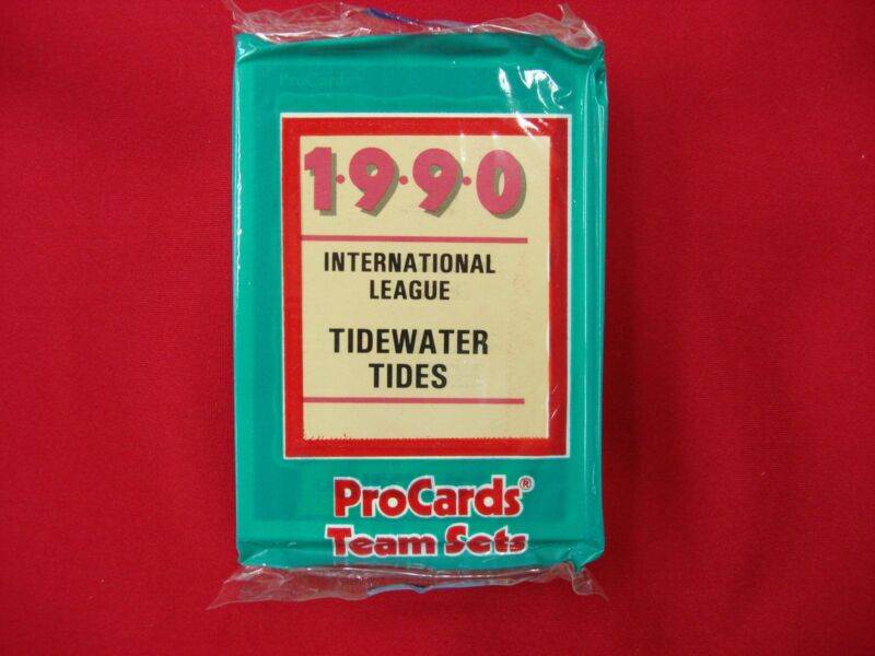 1990 Tidewater Tides ProCards MLB Team Set (New York Mets Minor League) - Factory Sealed