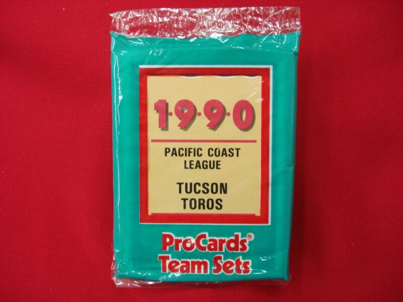 1990 Tucson Toros ProCards Baseball Team Set, factory sealed