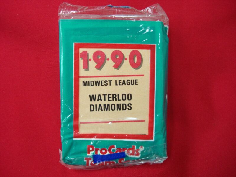 1990 Waterloo Diamonds ProCards Minor League Baseball Team Set