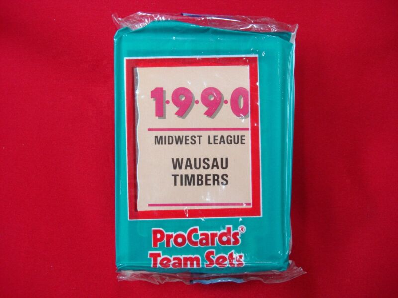 1990 Wausau Timbers ProCards Minor League Baseball Team Set - Factory Sealed