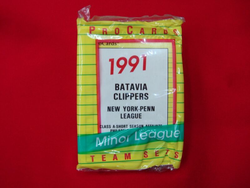 1991 Batavia Clippers ProCards MiLB Team Set