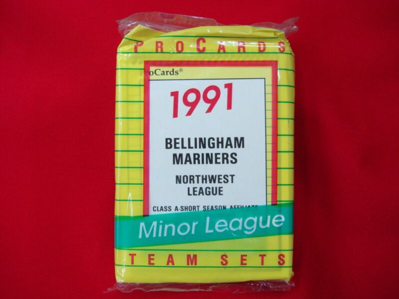 Factory sealed 1991 Bellingham Mariners ProCards Minor League Baseball Card Set