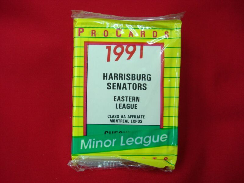 1991 Harrisburg Senators ProCards team set