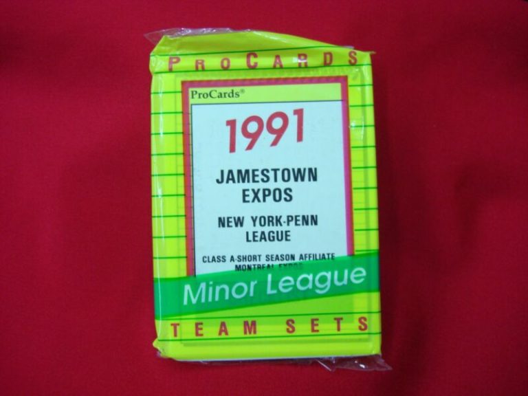 1991 Jamestown Expos ProCards MLB MiLB Team Set (Sealed)