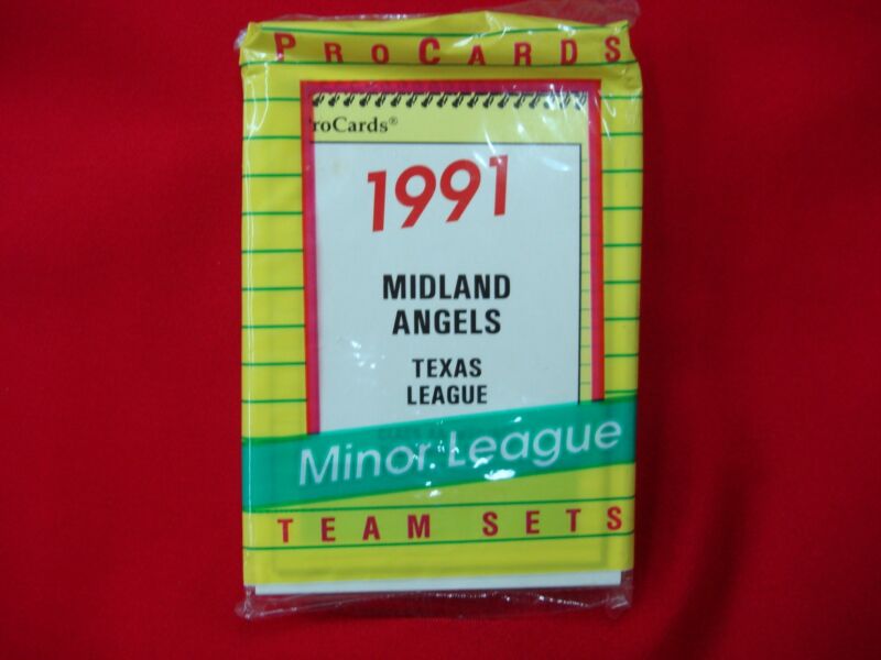 1991 Midland Angels Minor League Pro Cards Factory Sealed - Tim Salmon & More!