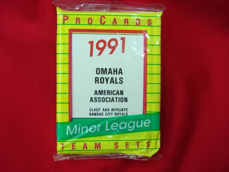 1991 Omaha Royals ProCards MiLB Team Set