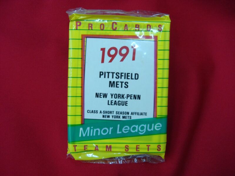 1991 Pittsfield Mets ProCards MiLB Team Set (Franklin, Koosman) - Factory Sealed