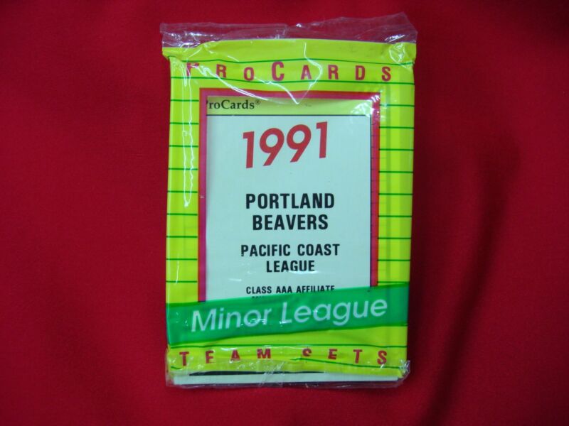1991 Portland Beavers ProCards Minor League Baseball Team Set