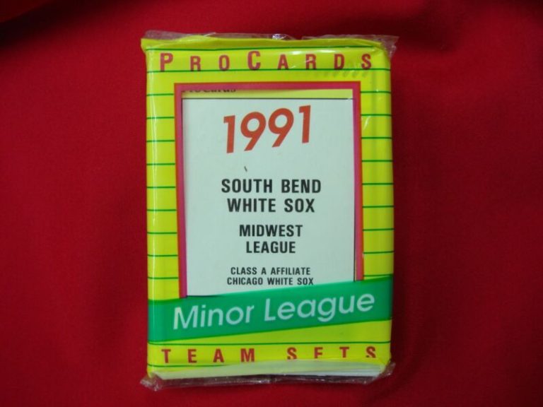 Sealed 1991 ProCards Minor League Baseball team set of the South Bend White Sox
