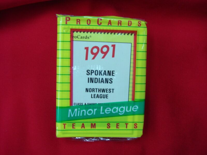 1991 Spokane Indians ProCards Minor League Baseball Team Set, factory sealed
