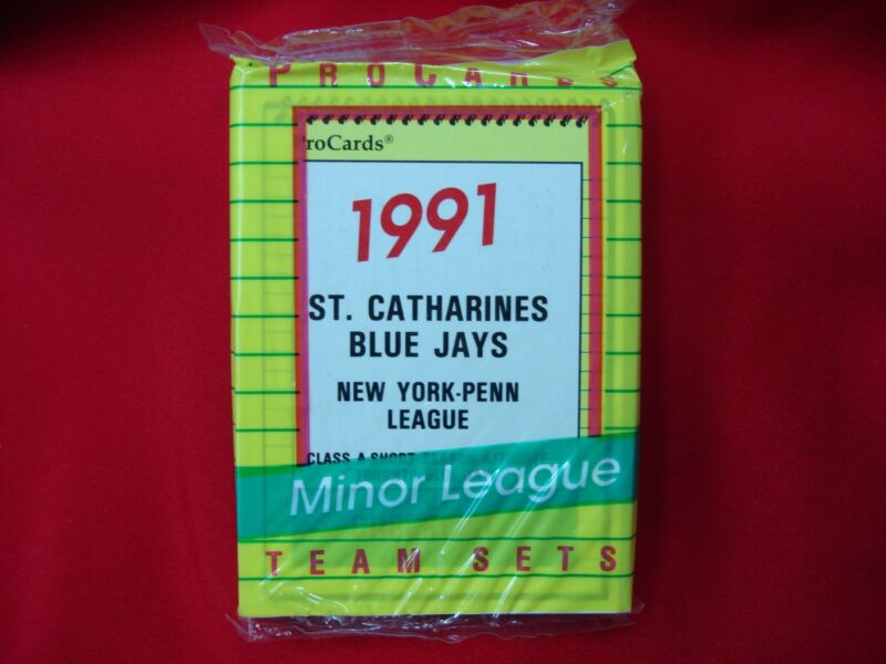 1991 St. Catharines Blue Jays ProCards MiLB Team Set