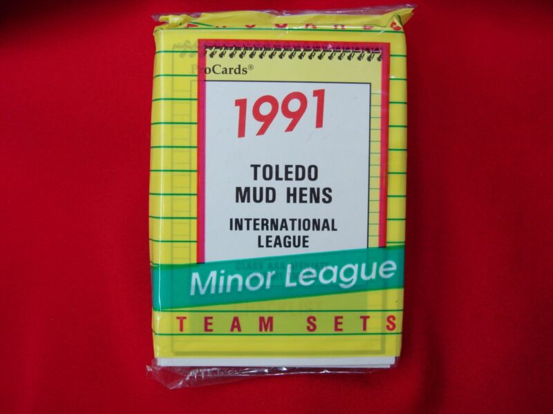 1991 Toledo Mud Hens ProCards Team Set, featuring Rusty Meacham and Rico Brogna
