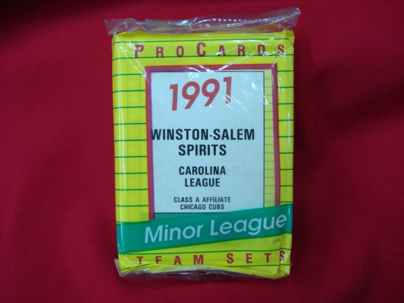1991 Winston-Salem Spirits ProCards Minor League Baseball Team Set