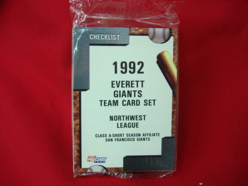 1992 Everett Giants Minor League Team Set (ProCards) - Factory Sealed