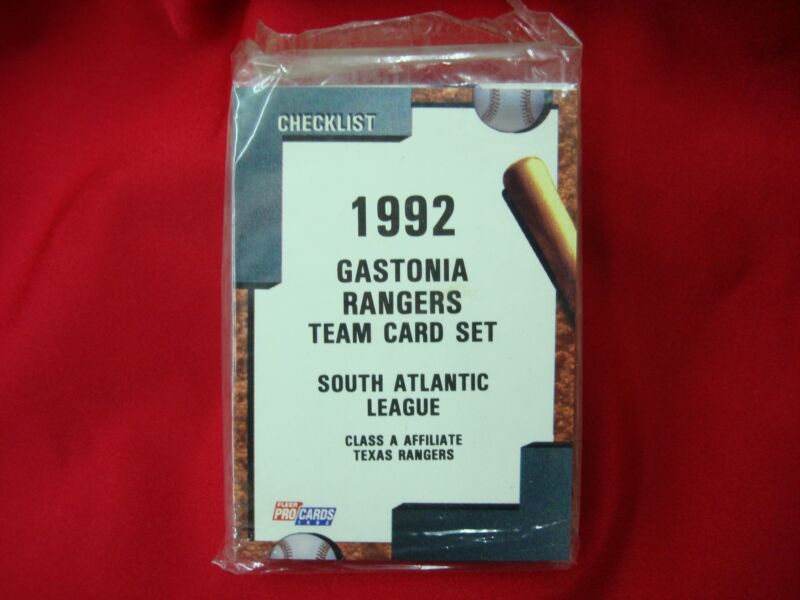 1992 Gastonia Rangers ProCards Team Set (Benji Gil) - Factory Sealed