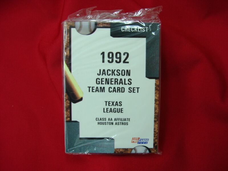 Factory Sealed 1992 Jackson Generals ProCards Baseball Card Set